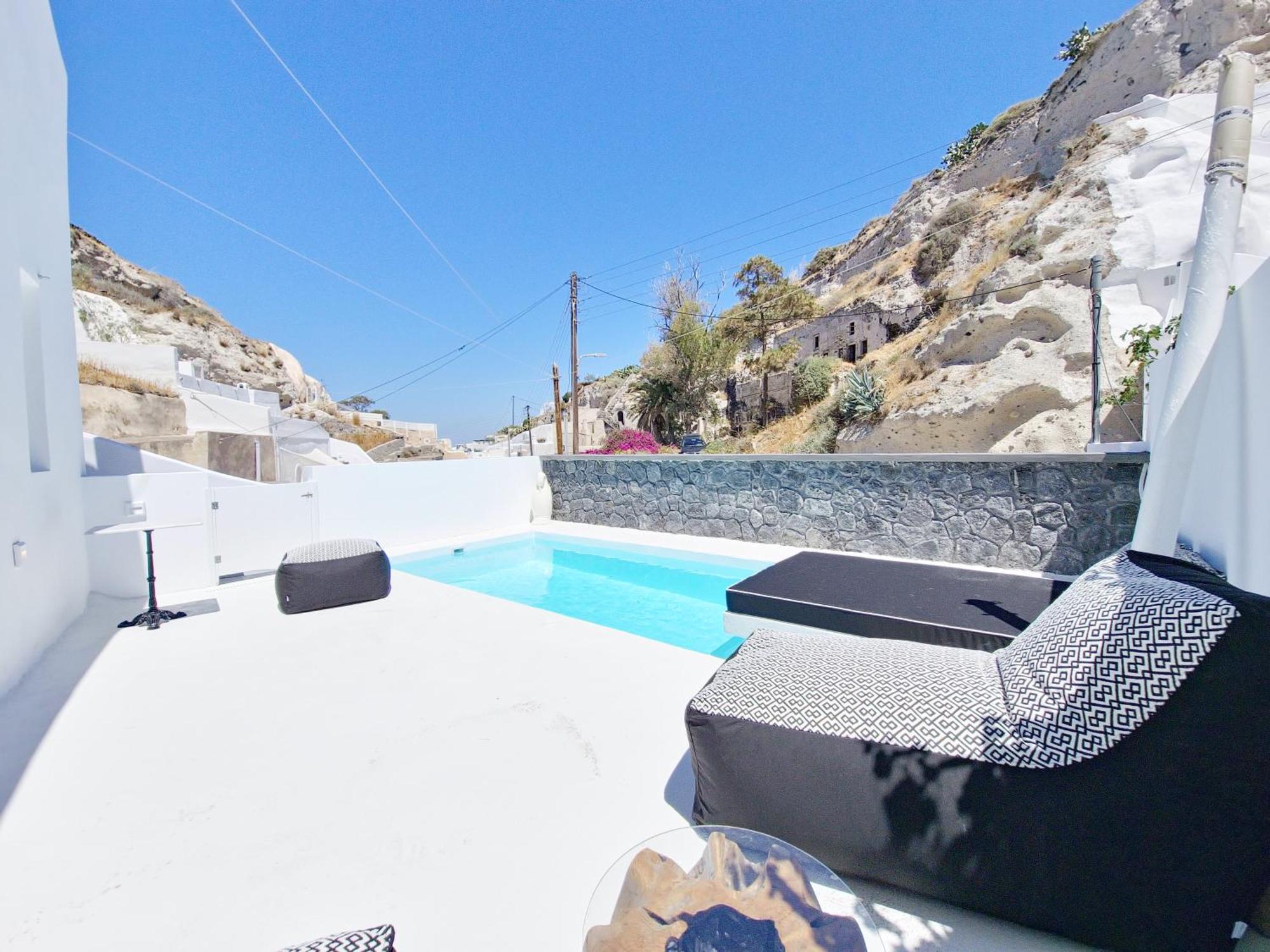 The Magic Luxury Cave Suites Vóthon Exterior foto