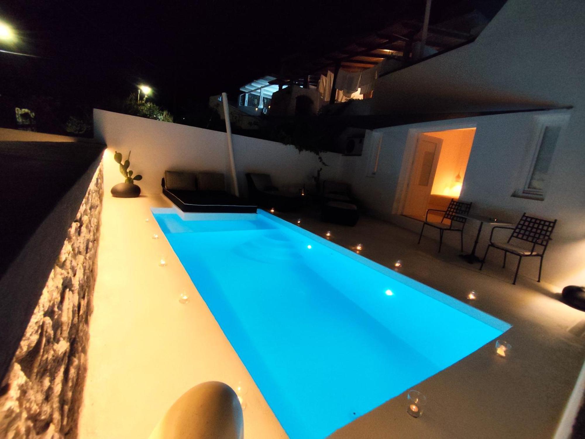 The Magic Luxury Cave Suites Vóthon Exterior foto