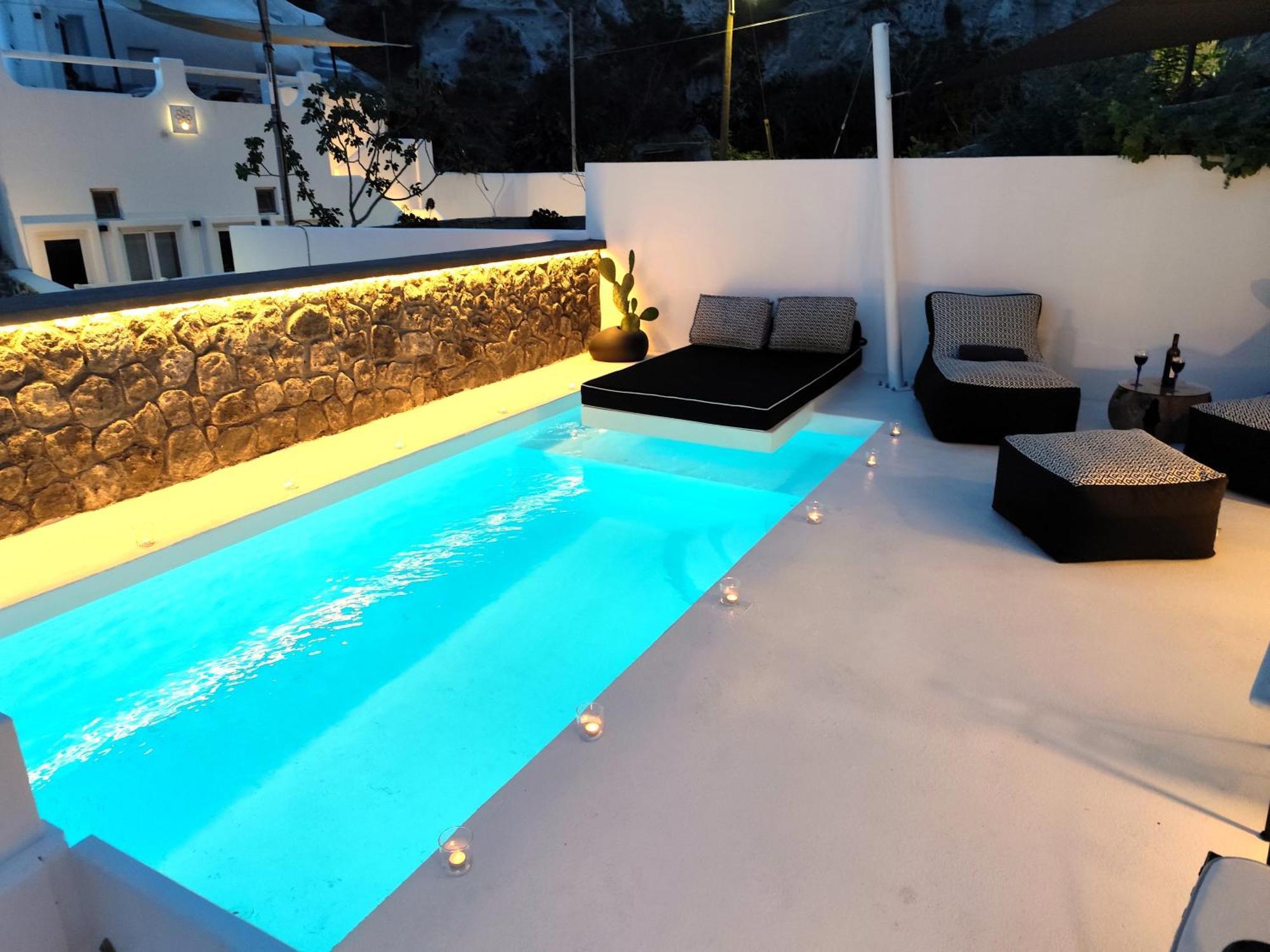 The Magic Luxury Cave Suites Vóthon Exterior foto