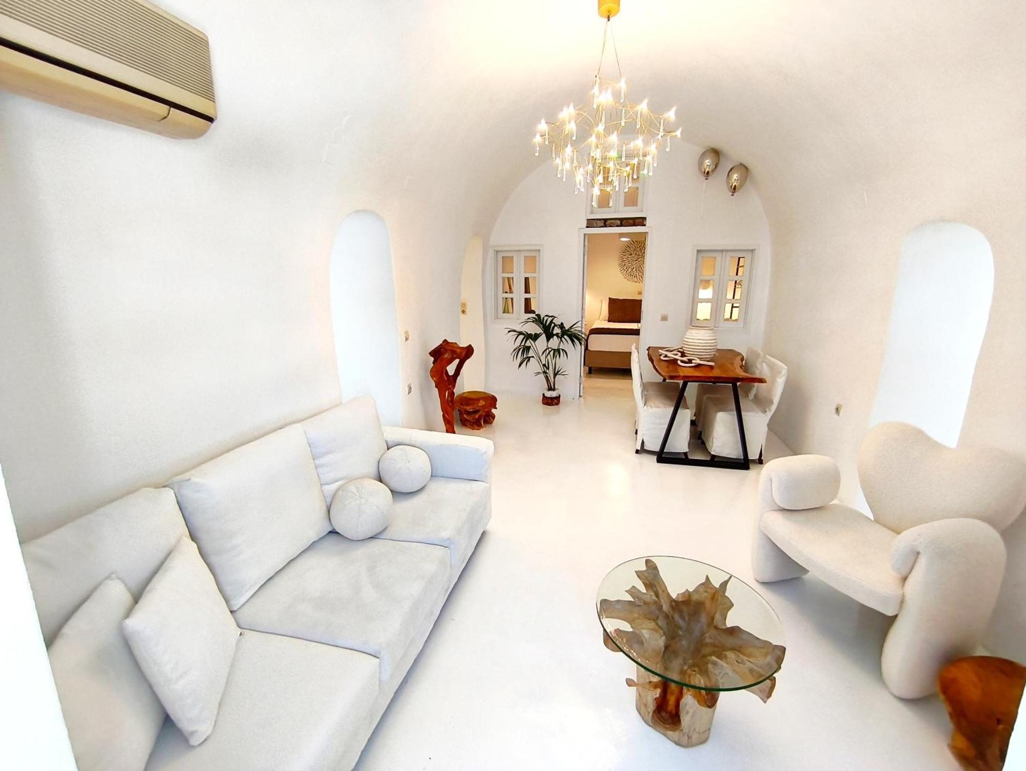 The Magic Luxury Cave Suites Vóthon Exterior foto